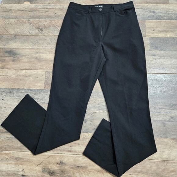 Jenne Maag High Rise Black Straight Leg Stretchy Pants - Picture 2 of 10